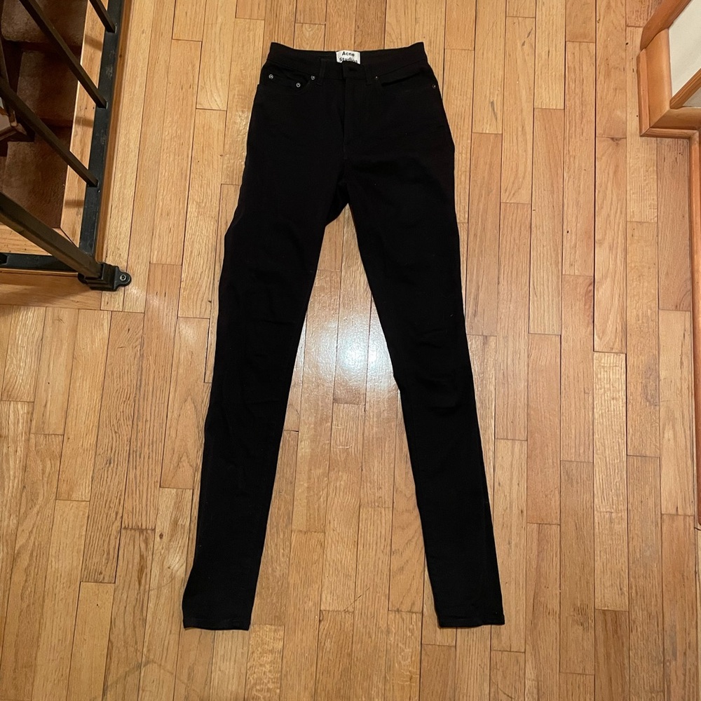 Acne Pin Jeans 27/32 in Black